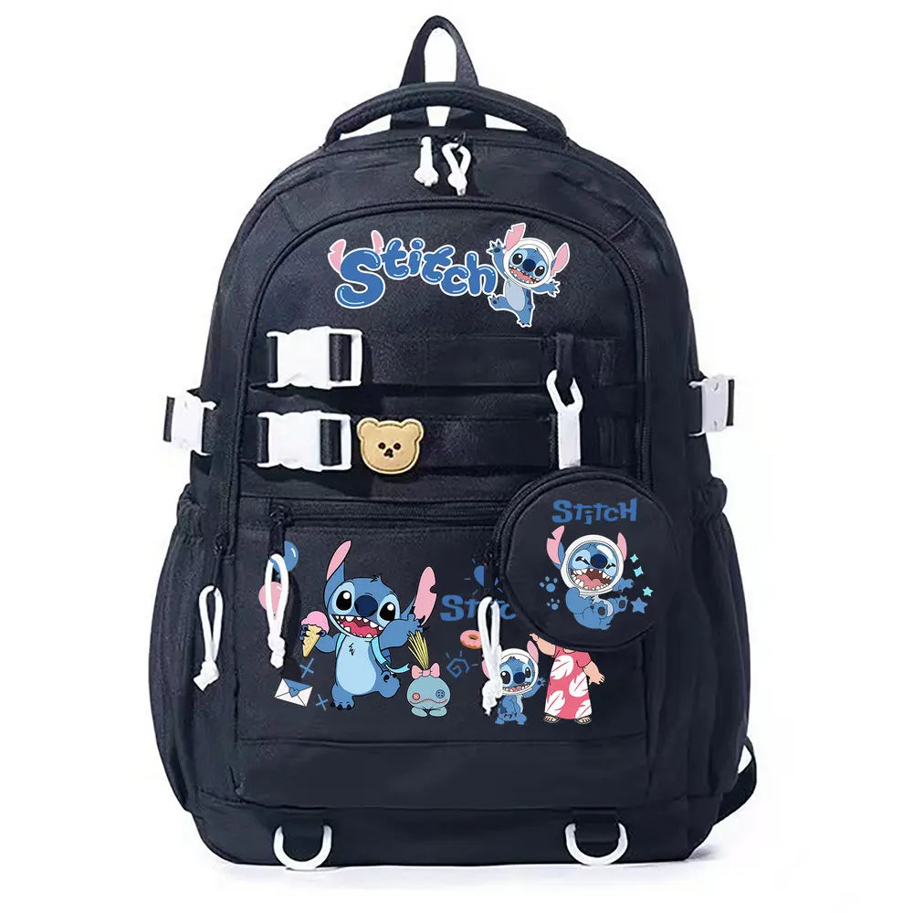 ✨ Cute Stitch Backpack – School & Travel Ready