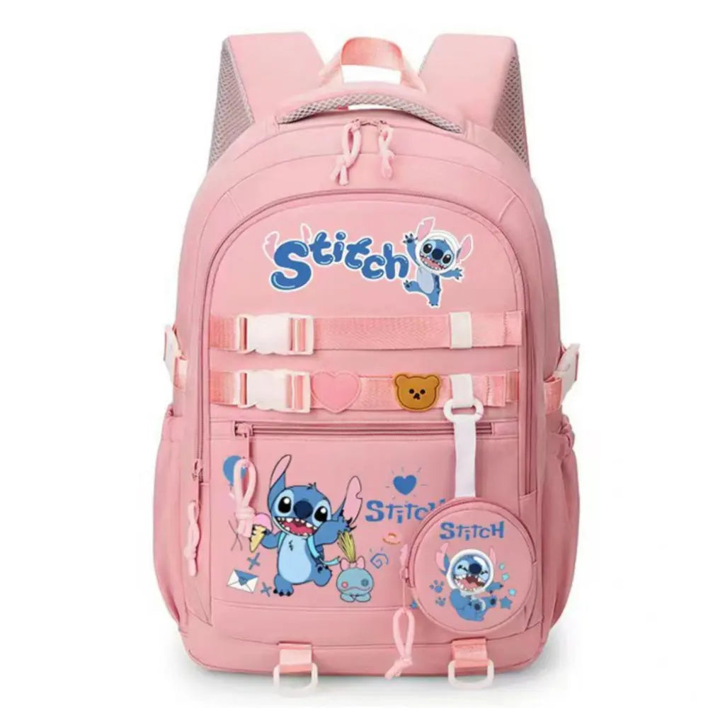 ✨ Cute Stitch Backpack – School & Travel Ready