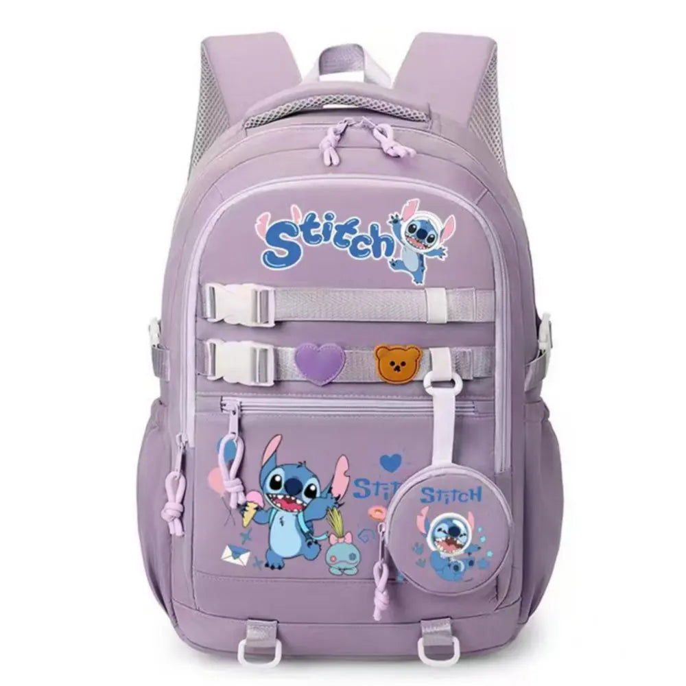 ✨ Cute Stitch Backpack – School & Travel Ready